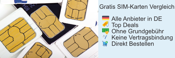 Gratis SIM Karten Banner